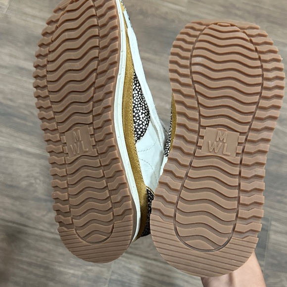 Madewell White and Brown Sneakers with Sporty Design - Picture 7 of 8